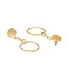 Hiratekinternational artificial earrings